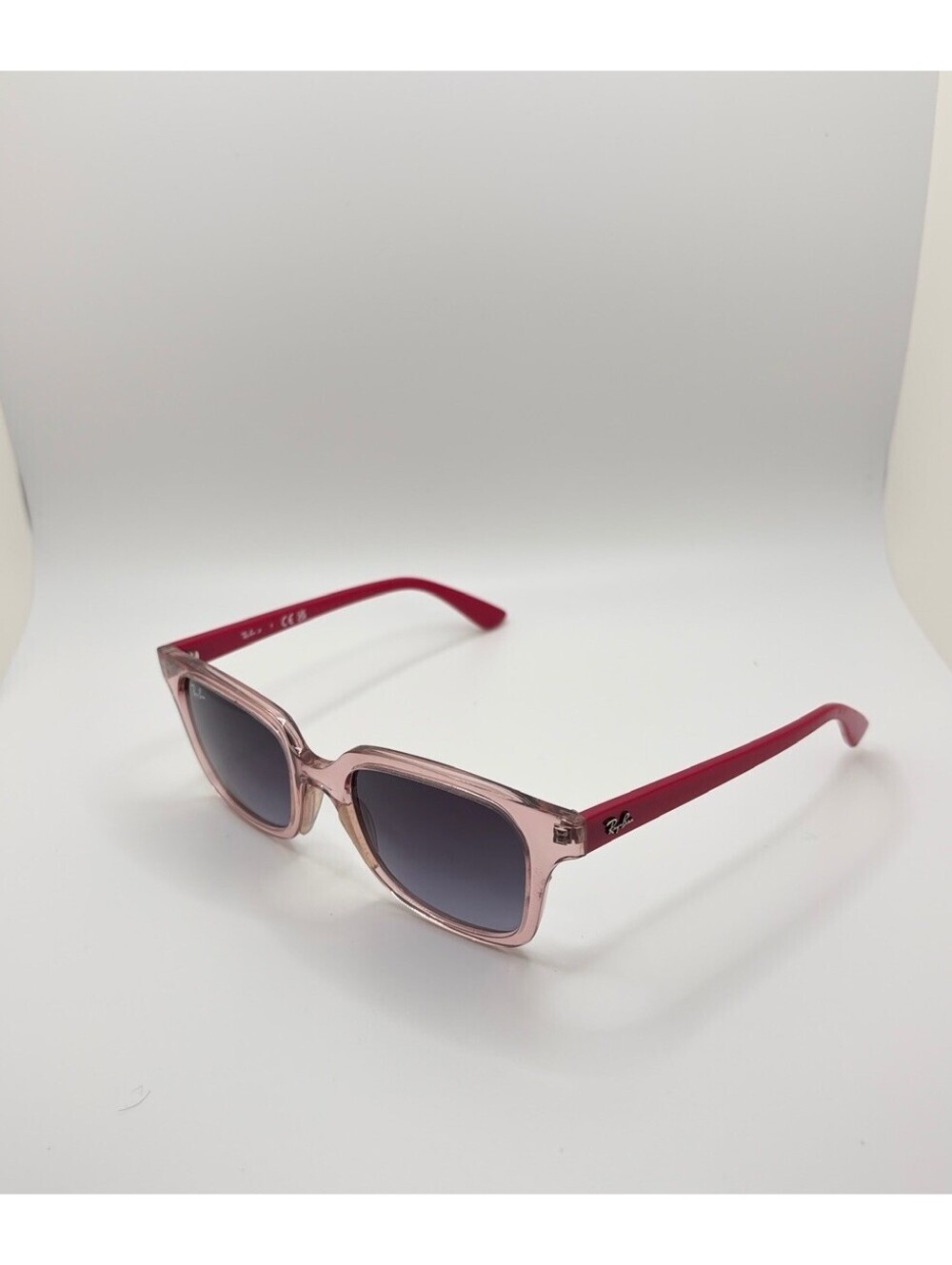 Ray Ban Kids Jr Red Clear Pink Sunglasses, RJ9071S 7067/8g 48-18 130